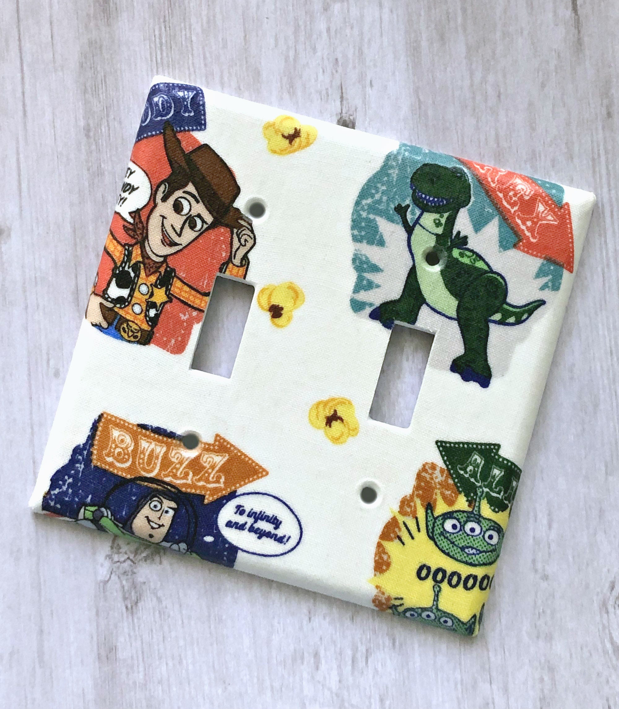 Toy Story Light Switch Covers Outlet Covers Buzz Lightyear Etsy