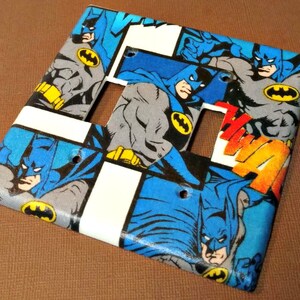 Batman Light Switch Covers Outlet Covers - Etsy
