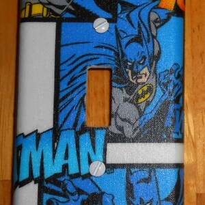 Batman Light Switch Covers Outlet Covers - Etsy