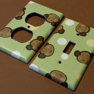 Monkey in the Middle  Light Switch Covers Outlet Covers