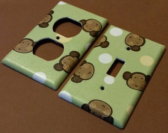Monkey in the Middle  Light Switch Covers Outlet Covers