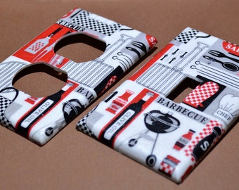 Cookin' N Grillin' in the Kitchen  Light Switch Covers Outlet Covers