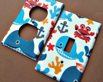 Ocean Buddies  Light Switch Covers Outlet Covers