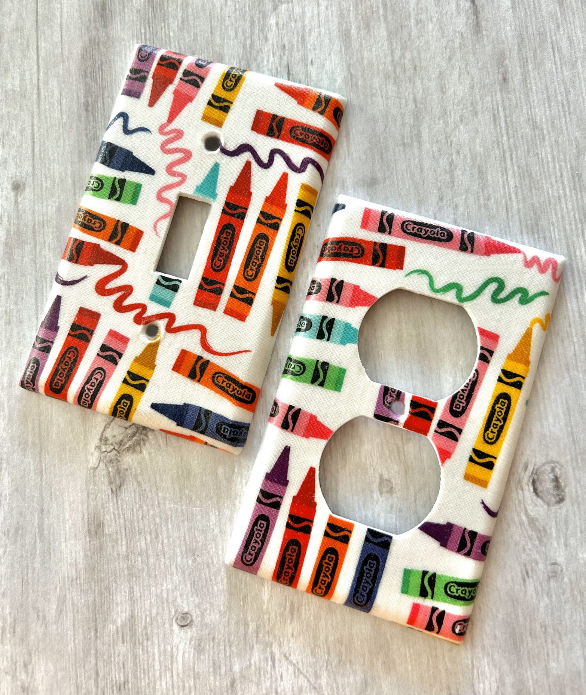 Crayons  Light Switch Covers Outlet Covers Wall Covers