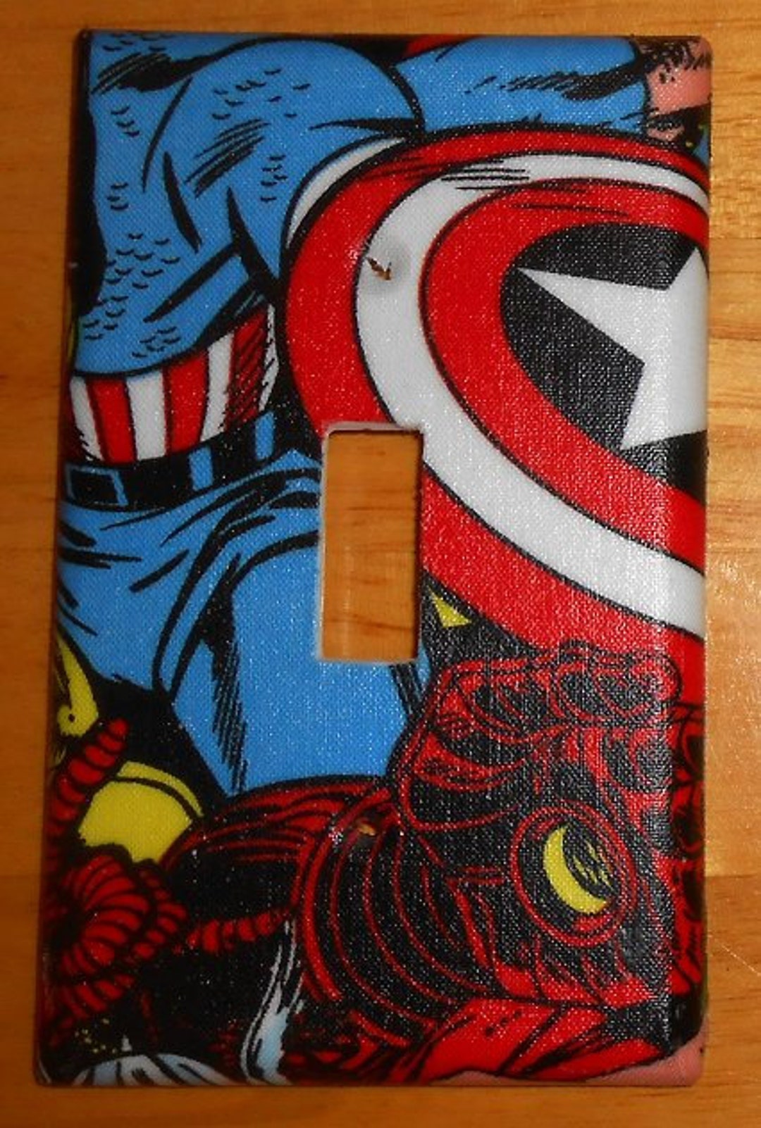 The Avengers Light Switch Covers Outlet Covers Etsy
