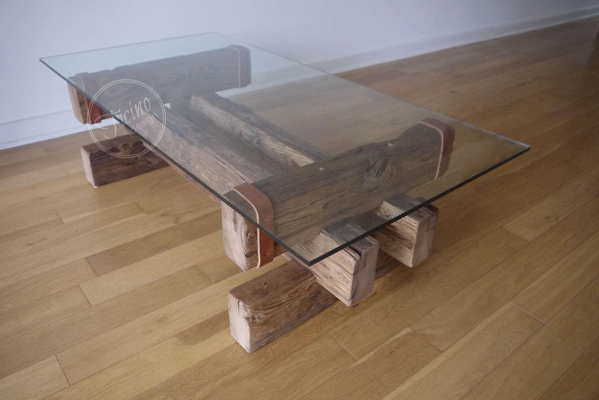 Rustic Coffee Table. Reclaimed Wood and Glass Coffee Table. - Etsy