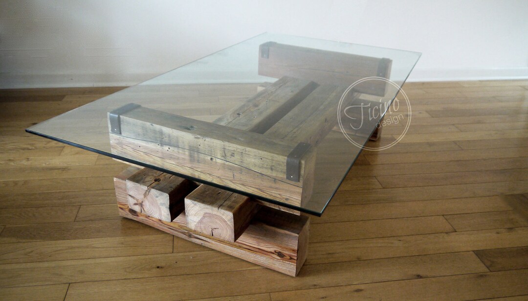 Beautiful view of Wooden Sparkling Coffee Table