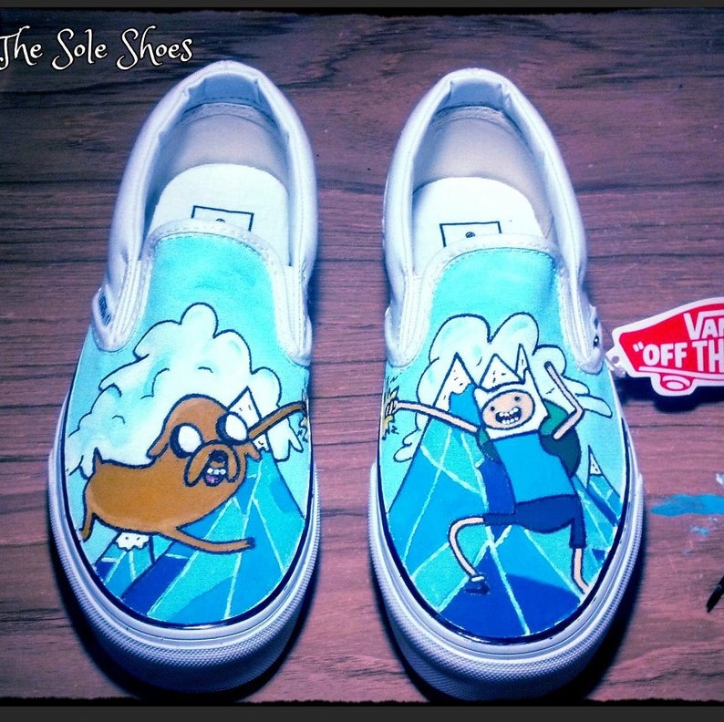 Custom Hand Painted Vans image 2