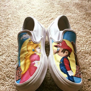 Custom Hand Painted Vans image 1