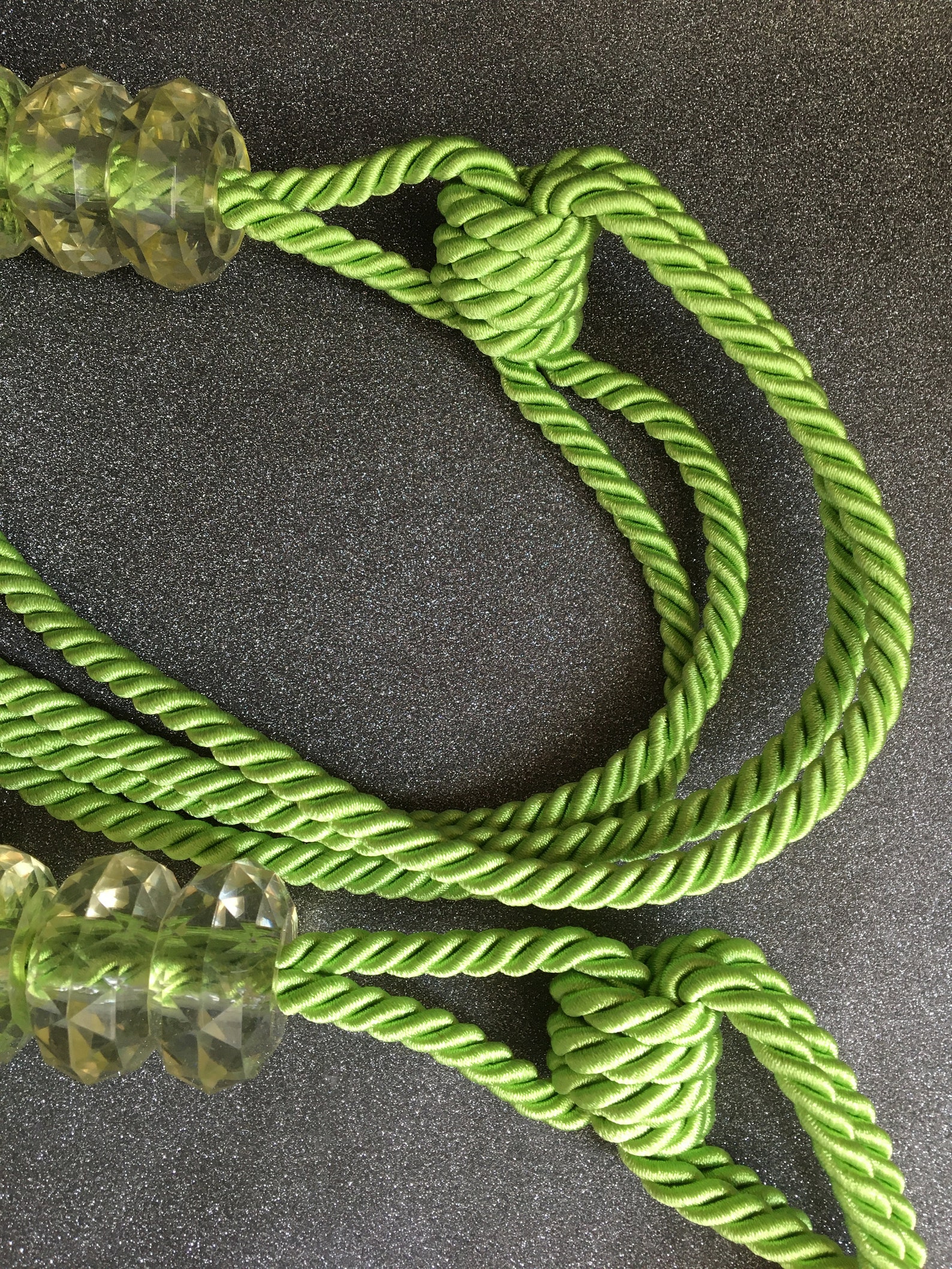 Green Curtain Tie Backs Etsy