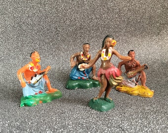 Miniatur-Hawaiian-Figuren