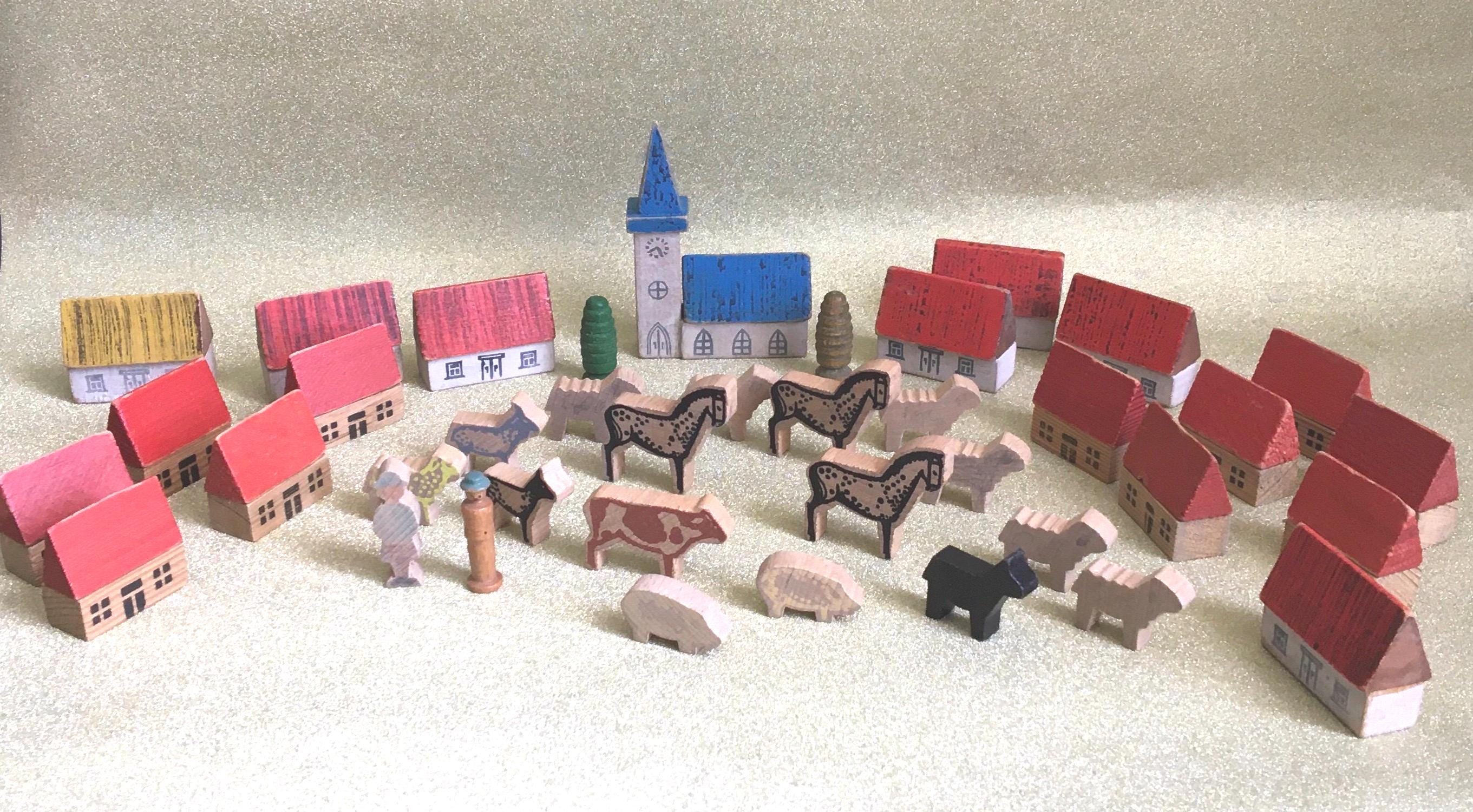 エルツ山地ミニチュアタウンセット - Etsy 日本