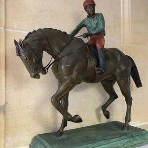 Bronze Race Horse