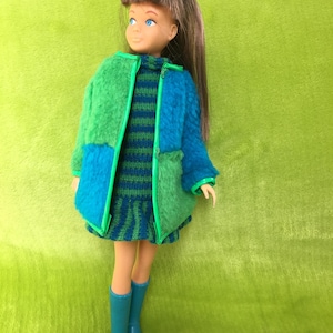Vintage Barbie Poupée Skipper Années 60 /70 : Robe Fleurie