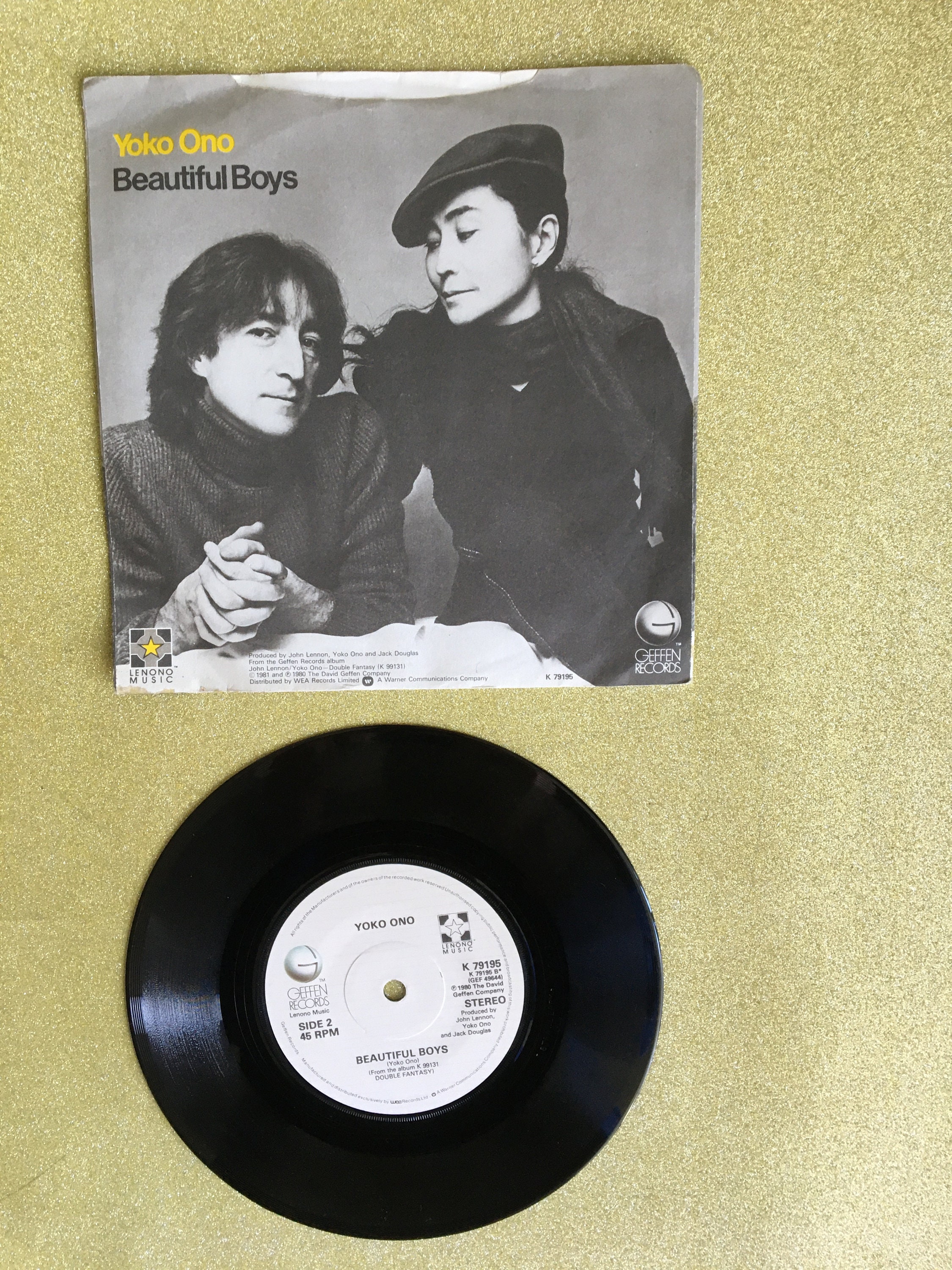 John Lennon & Yoko Ono-single - Etsy