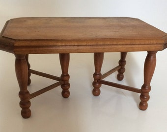 Dolls House Wooden Dining Table