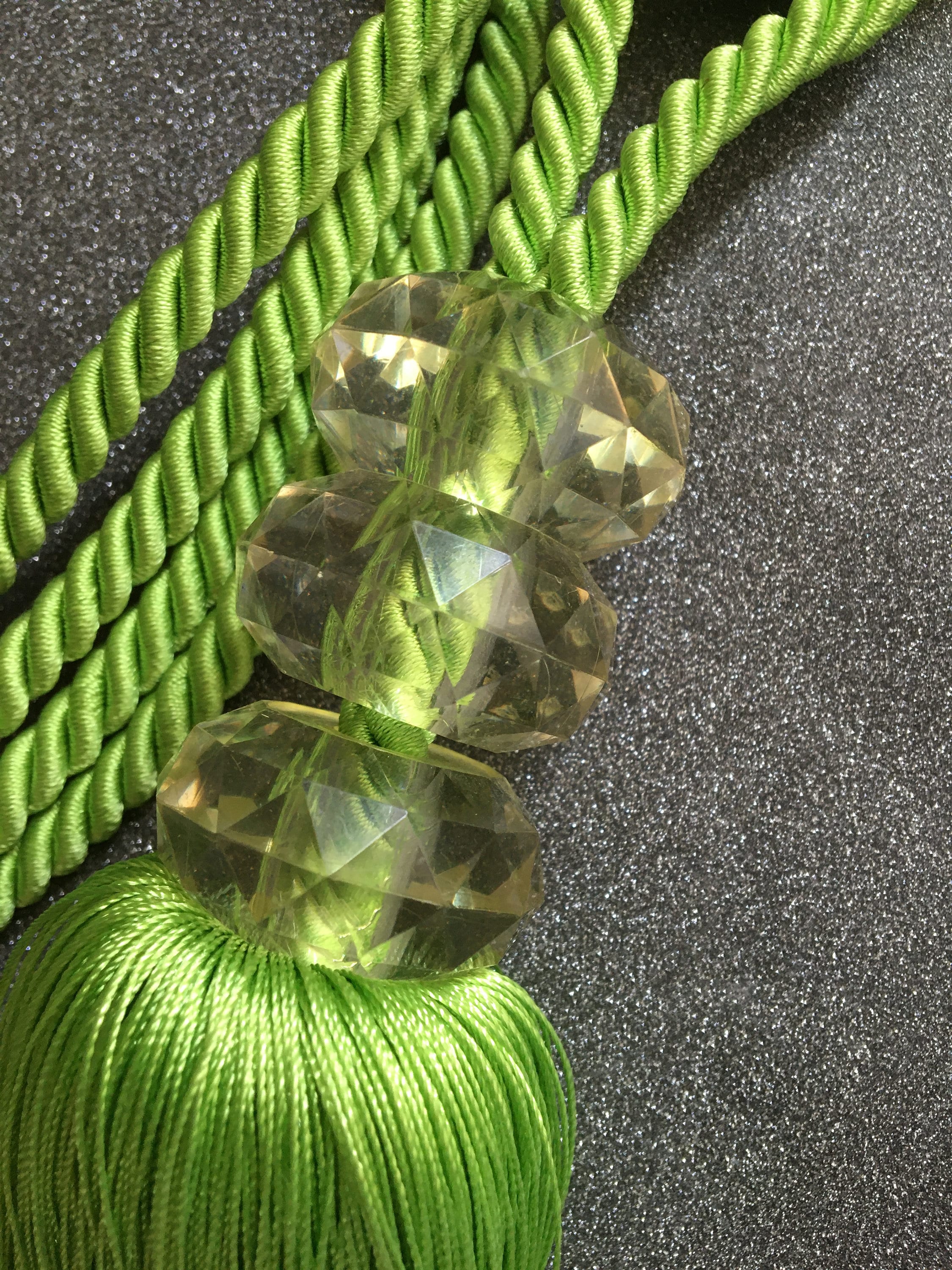 Green Curtain Tie Backs Etsy
