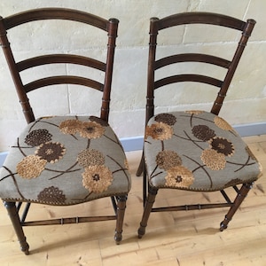 Set of Two French Napoleon III Style Side Chairs