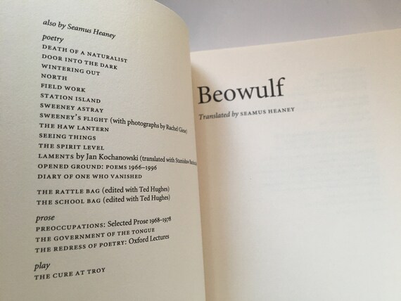 beowulf poem translated by seamus heaney