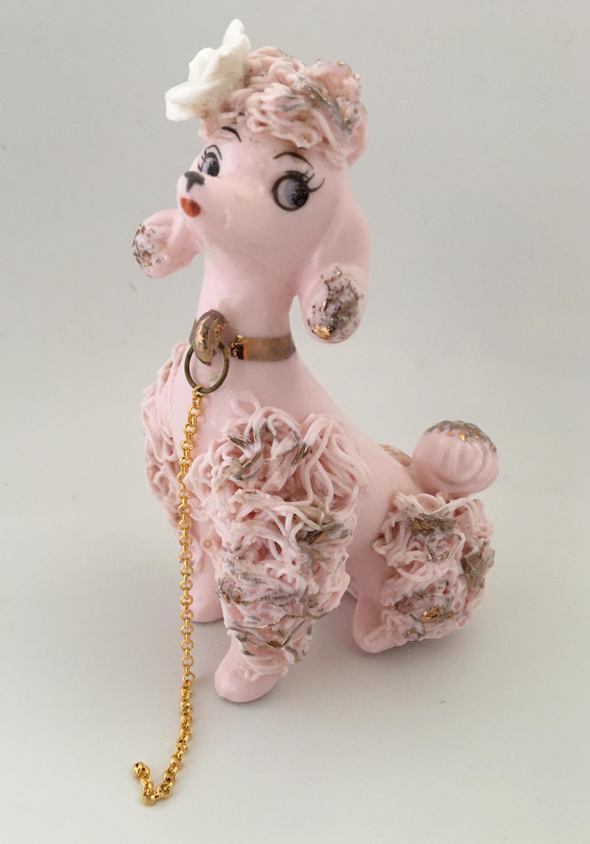 Pink poodle statue - Etsy 日本