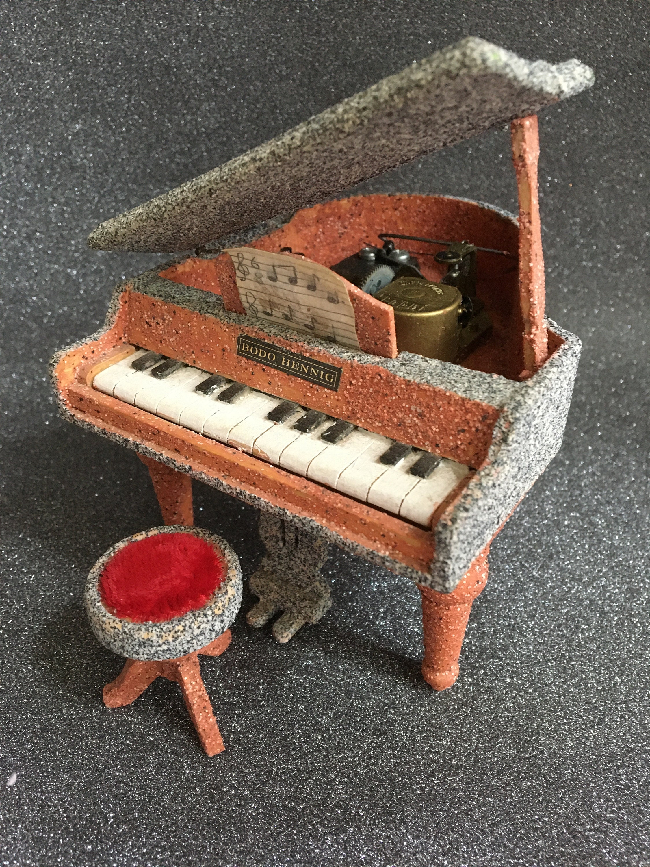 marque generique - Mini Piano Avec Tabouret Enfants Pour 1/12 1/6  Décoration De Maison De Poupée Play Toys Blanc - Jeux éducatifs - Rue du  Commerce