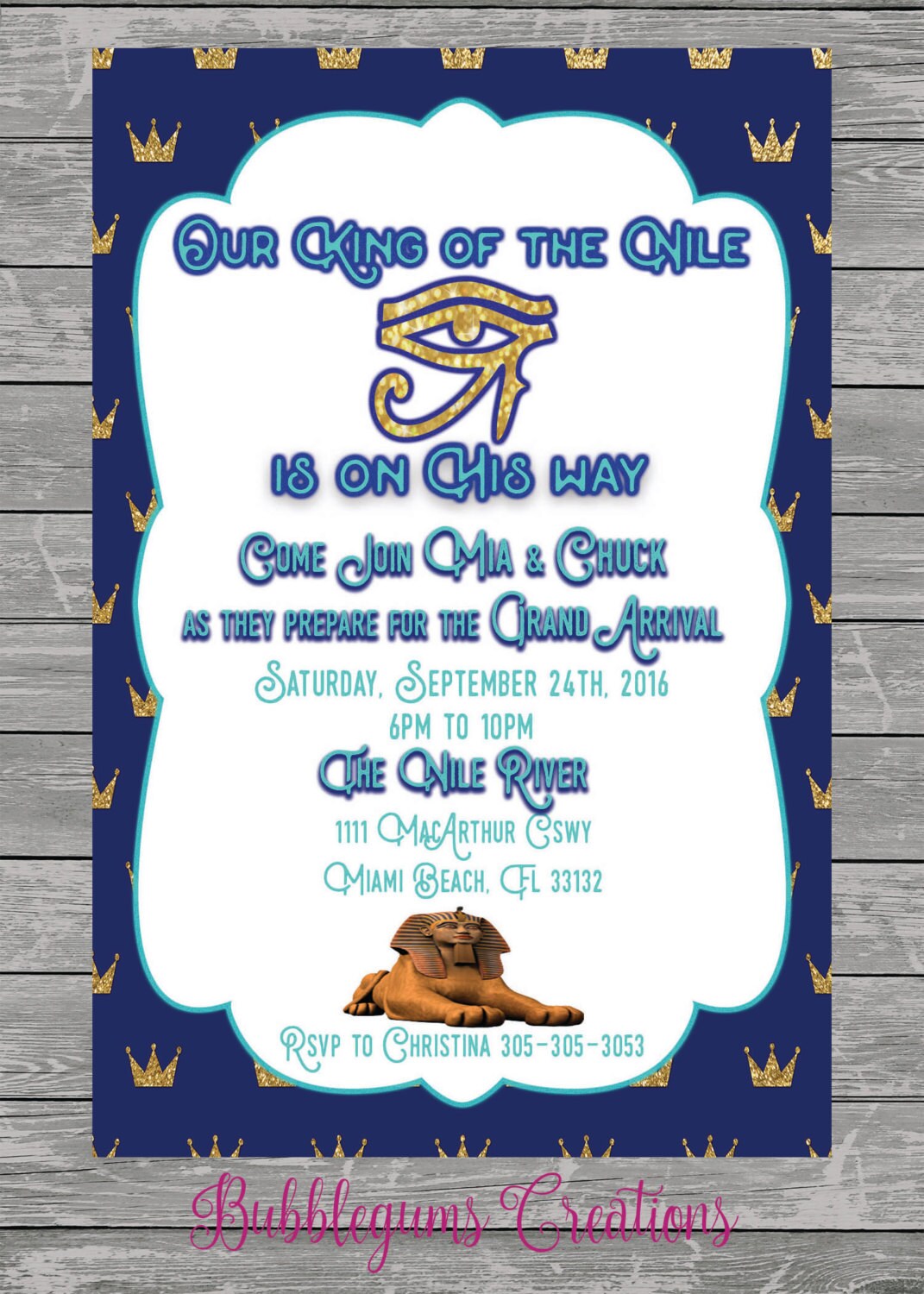 King Of The Nile Baby Shower Invitation Printable Eye Of Horus Egypt King Of The Nile Baby Shower Invitation Printable Eye Of Horus Egypt