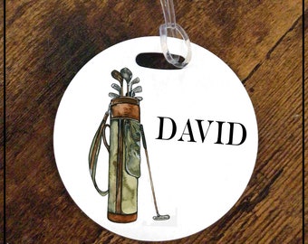 Golf Bag Tag, for Luggage, School Bags, Lunch Bags, Sports Bags, Backpacks