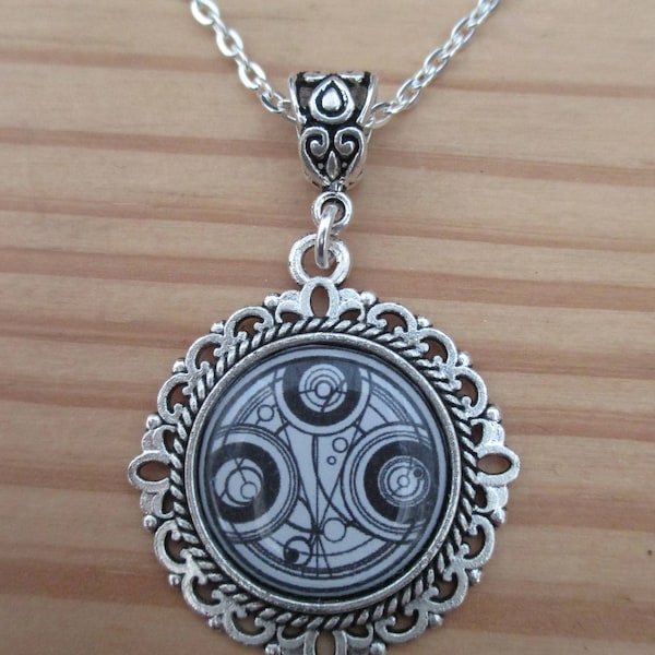 Doctor Who Gallifreyan Time Lord Necklace