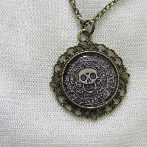 Pirates of the Caribbean Pirate Medallion Necklace