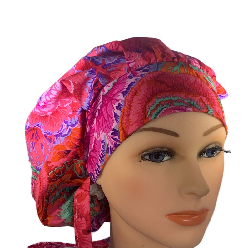 Scrub Cap/ Surgical Hat /Satin Lining Option You Choose Etsy