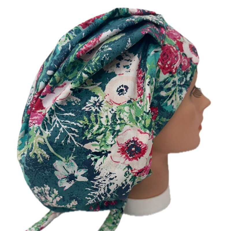 Camellia Floral Scrub Hat main image 1