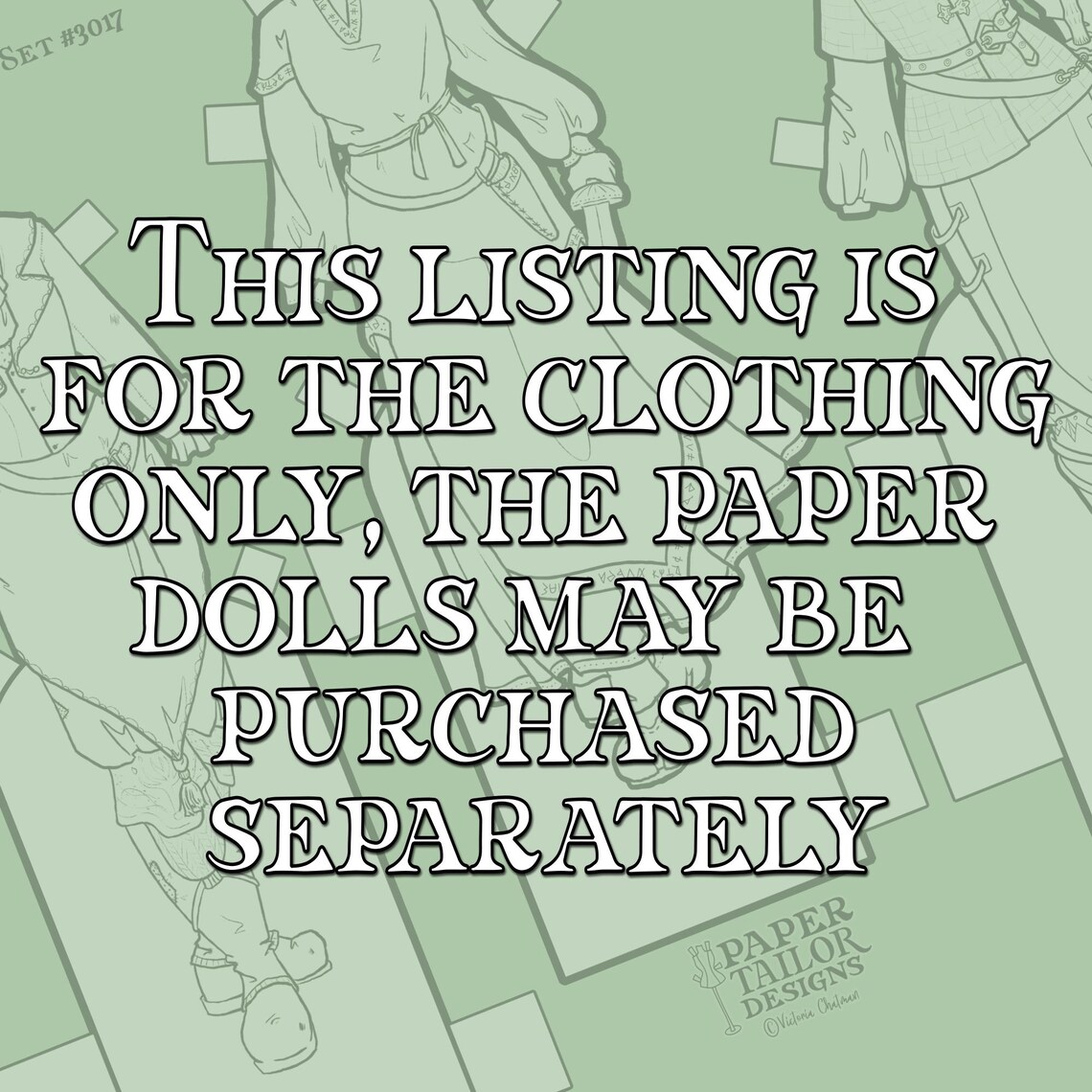 Fantasy Paper Doll Clothes Printable Coloring Page With Outfits Digital ...