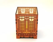 Frank Lloyd Wright Tree of Life Votive Candle Lamp: Art & Crafts Style