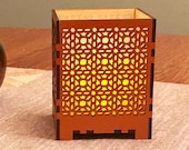 Fanoos Arabesque Votive Candle Lamp | Marrakech | Morocco | Muslim | Votive Holder | Tea Light