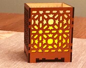 Fanoos Arabesque Votive Candle Lamp | Marrakech | Morocco | Muslim | Votive Holder | Tea Light