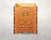 Catalan Architectural Candle Lamp | La Sagrada Familia | Spain |  Late Gothic | Votive Holder | Tea Light