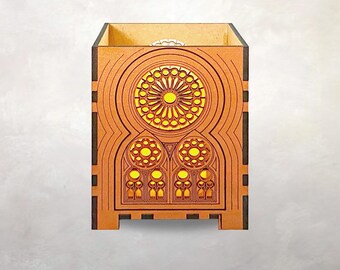 Catalan Architectural Candle Lamp | La Sagrada Familia | Spain |  Late Gothic | Votive Holder | Tea Light