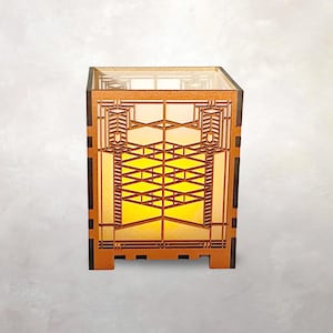 Arts & Crafts Architectural Candle Lamp | Robie House | Frank Lloyd Wright | Votive Holder | Tea Light