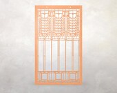 Frank Lloyd Wright Tree of Life Wood Wall Hanging - Mission Style