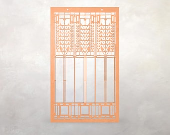 Frank Lloyd Wright Tree of Life Wood Wall Hanging - Mission Style