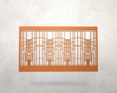 Frank Lloyd Wright Robie House Inspired Wall Hanging: Art & Crafts Decor