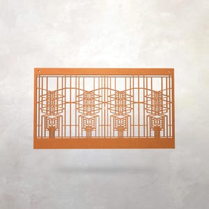 Frank Lloyd Wright Robie House Inspired Wall Hanging: Art & Crafts Decor bild 1