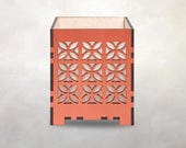 MCM Architectural Candle Lamp | La Costa | Breeze Block | Votive Holder | Tea Light | Palm Springs