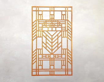Prairie Style Wood Wall Hanging: Arts & Crafts Decor