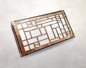 Arts & Crafts Doorbell Chime Cover | Architectural Design | Entryway | Ernest Batchelder | 7.5" x 5" x 3"