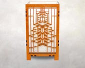 Prairie School Architectural Candle Lamp | Robie House | Frank Lloyd Wright | Votive Holder | Tea Light | Medium