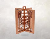Frank Lloyd Wright Robie House #4 Ornament: Arts & Crafts Style 3D Decor