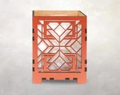 Arts & Crafts Architectural Candle Lamp | Imperial Hotel | Frank Lloyd Wright | Craftsman | Votive Holder | Tea Light