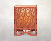 Andon Votive Candle Lamp | Tumbling Block | Japan | Japandi | Buddhist | Votive Holder | Tea Light