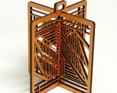 Frank Lloyd Wright Sumac Trees 3D Ornament: Arts & Crafts Decor